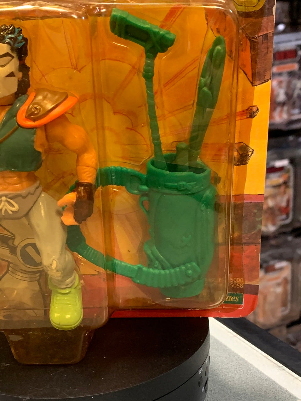 Caset Jones 19 Back 0085 (Vintage TMNT Ninja Turtles, Playmates) Sealed product image 5, provided for visual reference and