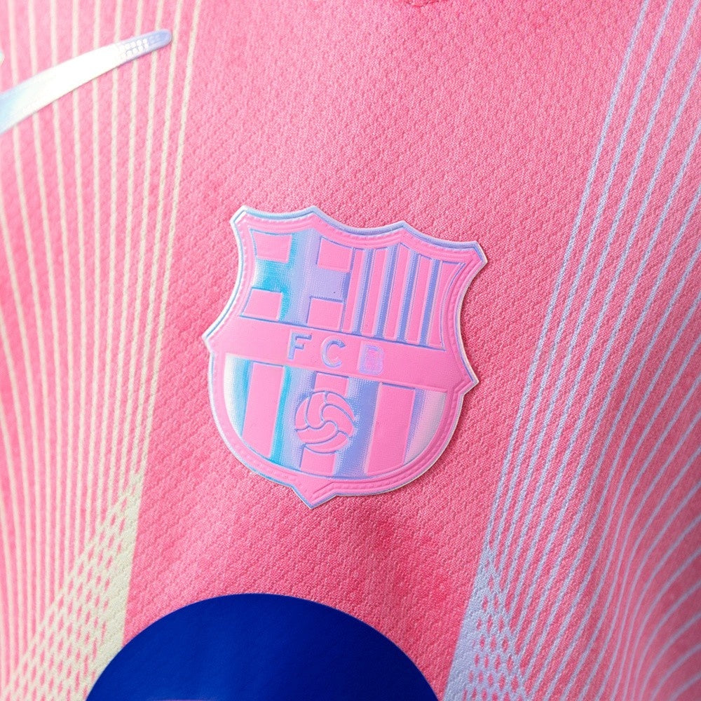 Kids Barcelona Jersey 25/26 Pink Special Football Kit product image 7