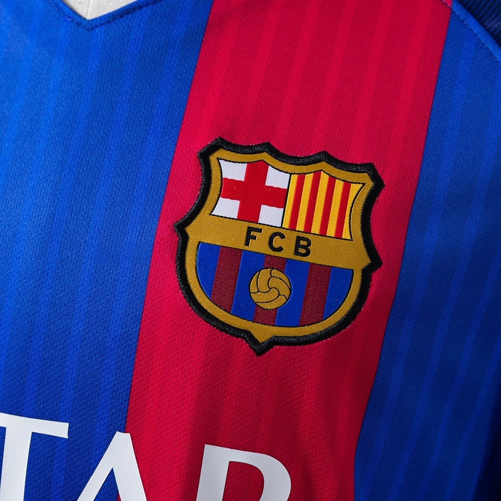 Barcelona Jersey 2016/17 Home Retro Football Kit product image 6