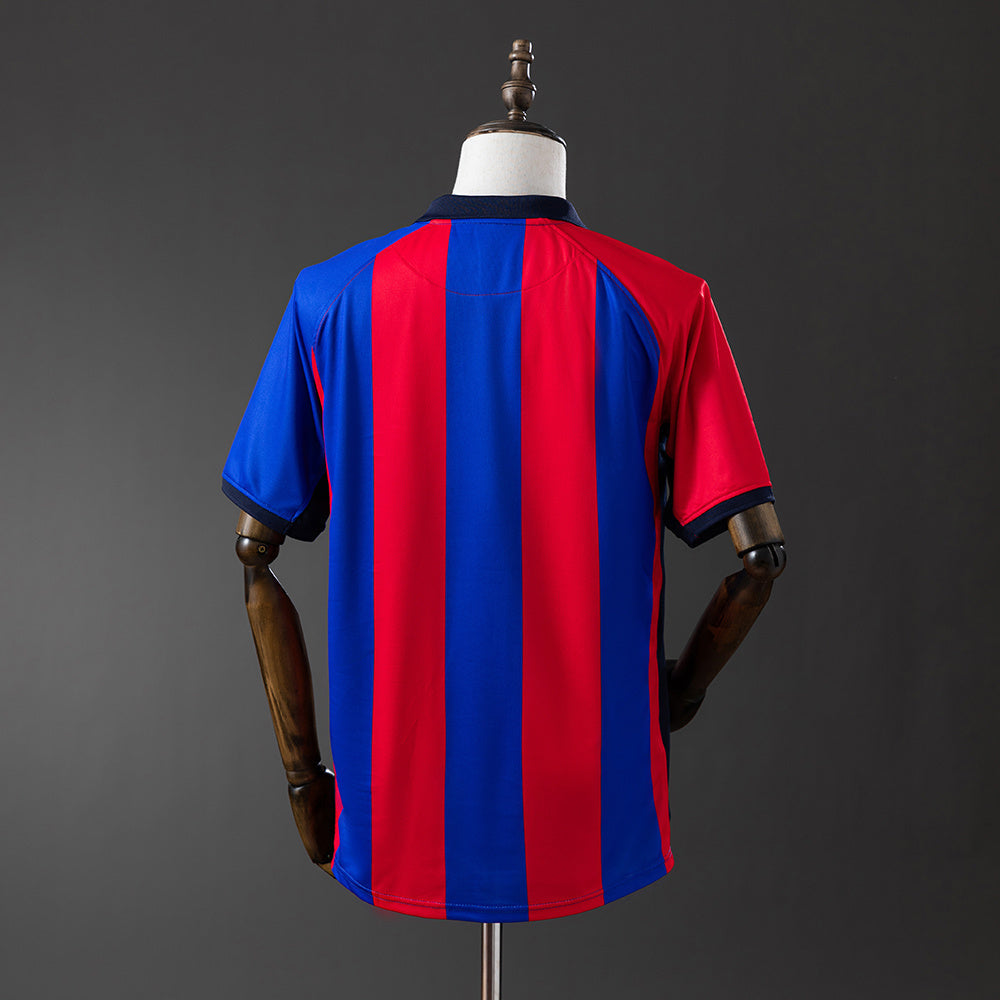 Barcelona Jersey 2001-02 Home Retro Football Kit product image 2