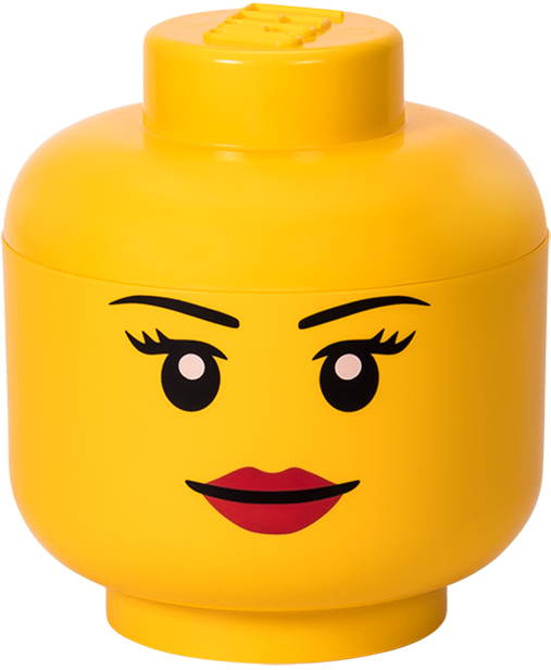 40321725 LEGO Storage Head Large Girl product image 1, provided for visual reference and product detail review