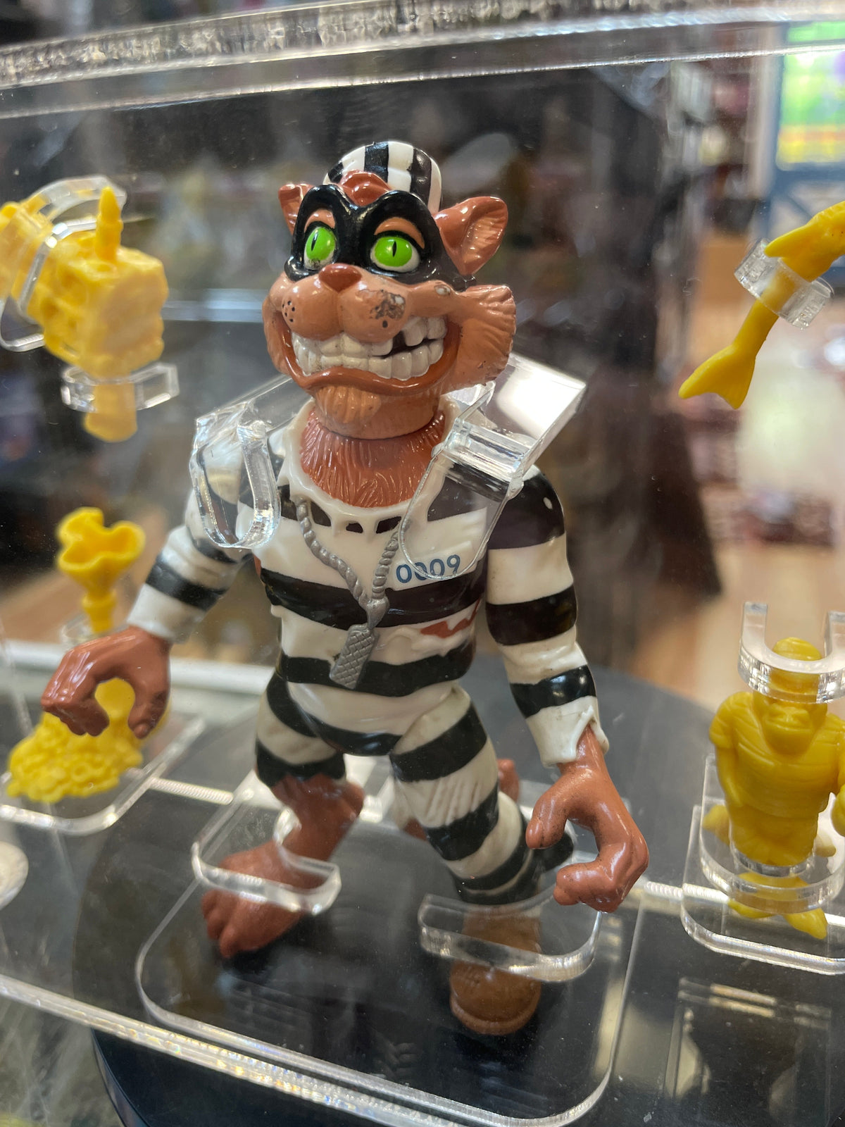 1993 Scratch The Cat **CAS GRADED 70.5** (Teenage Ninja Turtles, Playmates Toys) LOOSE product image 13, provided for visual