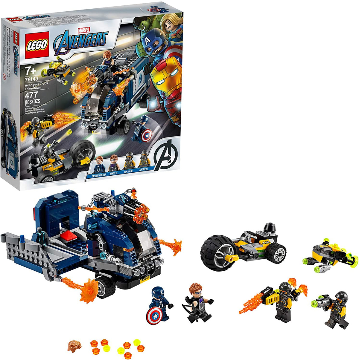 76143 Avengers Truck Takedown (Retired) (New Sealed) product image 1, provided for visual reference and product detail review