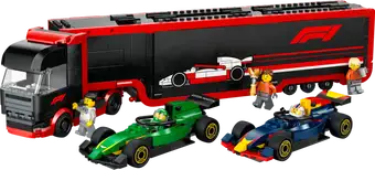 60445 F1® Truck with RB20 & AMR24 F1® Cars product image 3, provided for visual reference and product detail review