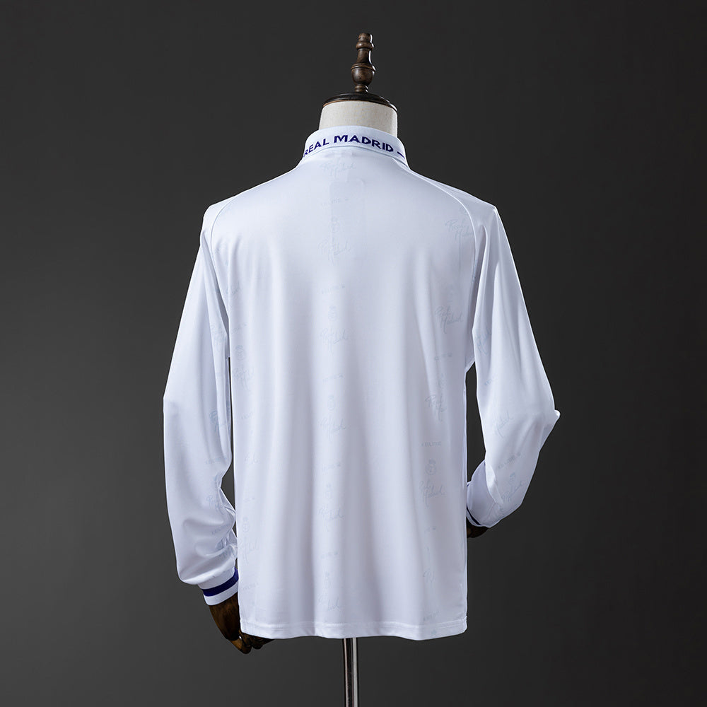 Real Madrid Jersey 1994/96 Home Retro Football Kit Long product image 2