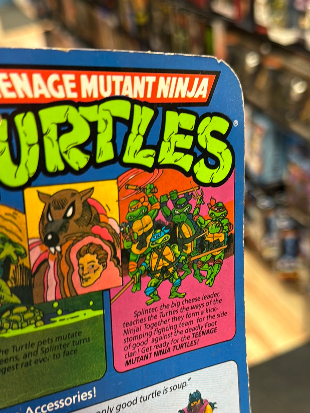 Soft Head 10 Back Rapahel 0117 (Vintage TMNT Ninja Turtles, Playmates) Sealed product image 14, provided for visual