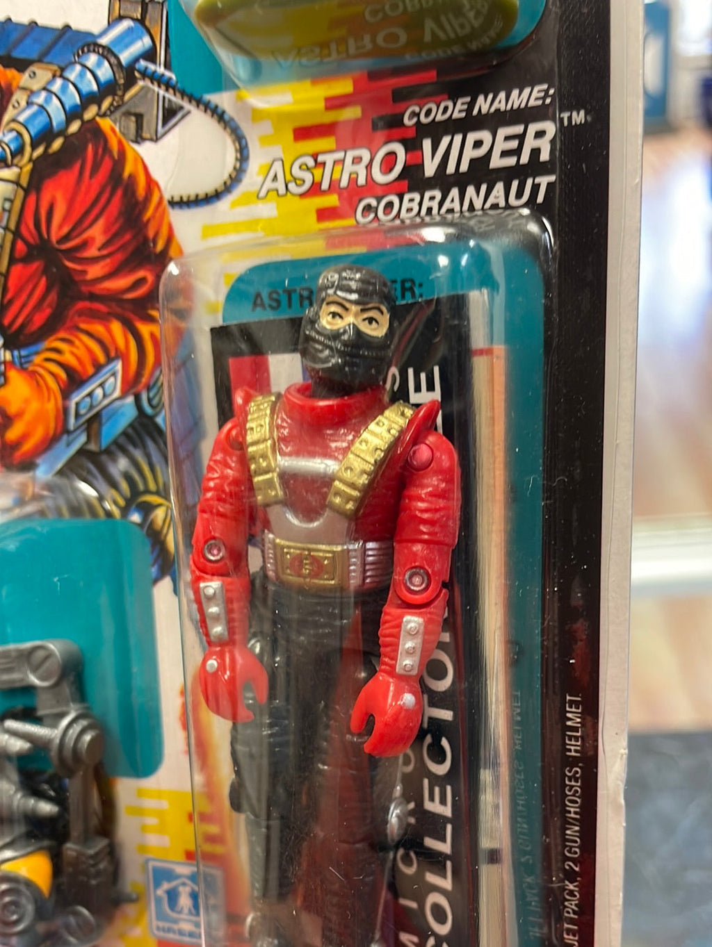 Astro Viper with Micro Figure (Vintage GI Joe, Hasbro) Sealed product image 10, provided for visual reference and product