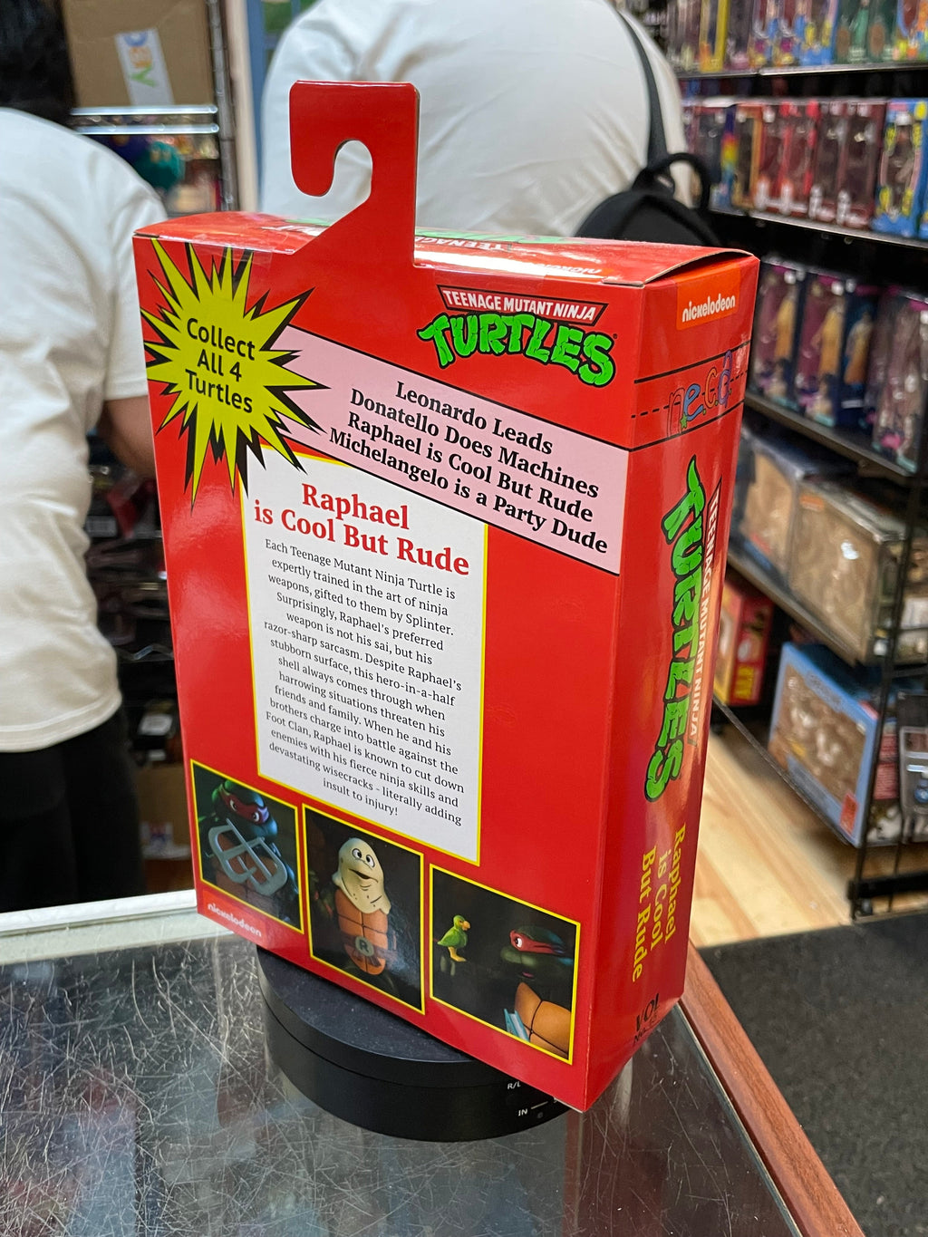 Pizza Club Raphael (Neca, TMNT) **SEALED** product image 3, provided for visual reference and product detail review