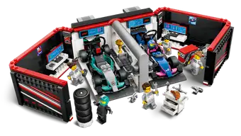 60444 F1® Garage & Mercedes-AMG & Alpine Cars product image 3, provided for visual reference and product detail review