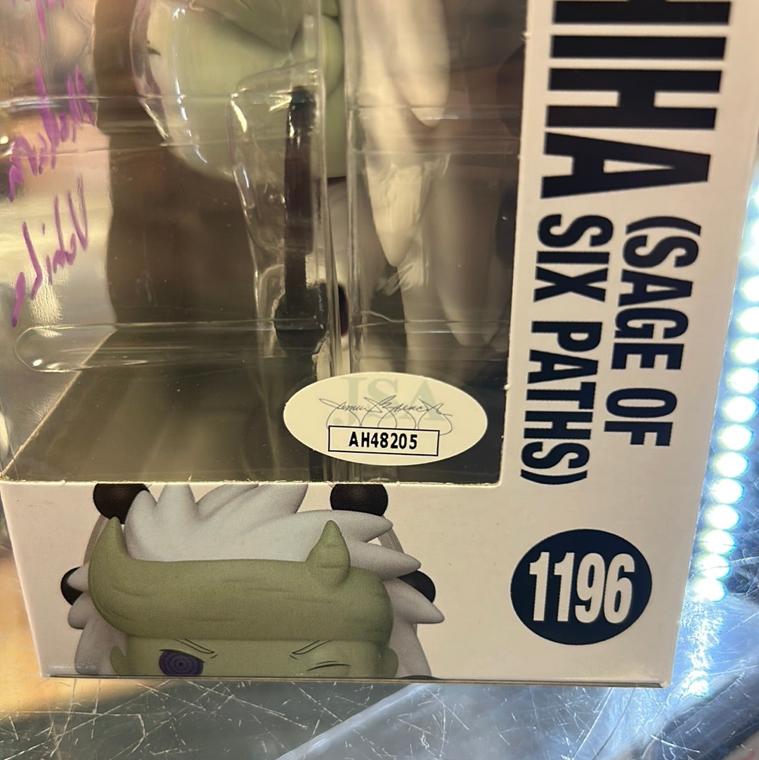 Madara Uchiha signed by Neil Kaplan (Funko, Naruto) *JSA* product image 4, provided for visual reference and product detail