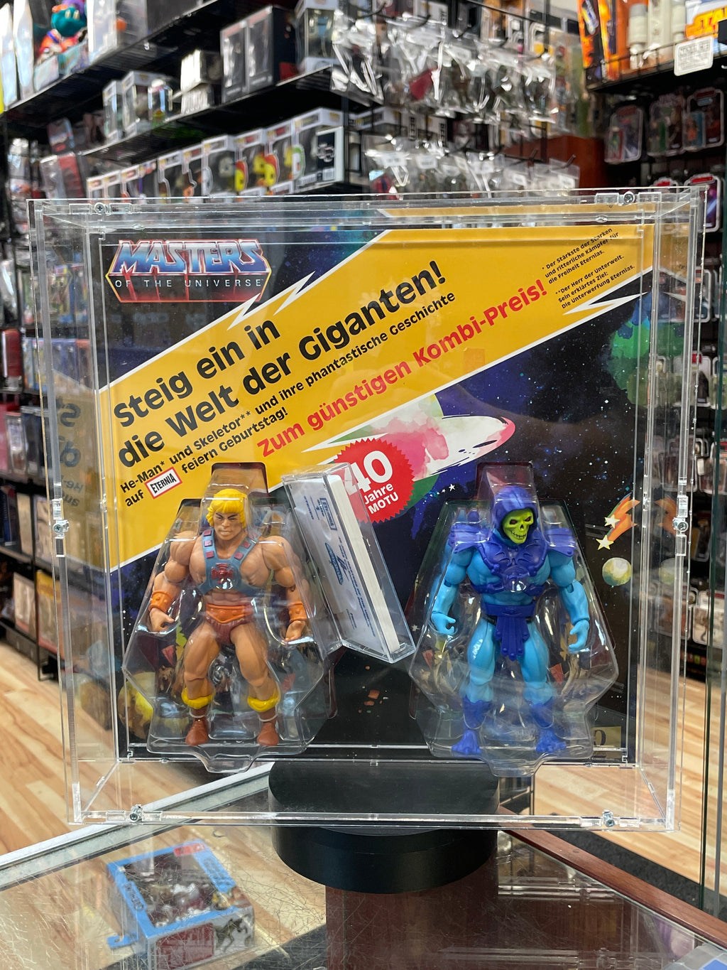 2022 Con Exclusive Dopplepack He-Man & Skeletor 2 Pack (Masters Of The Universe, Mattel) SEALED product image 1, provided