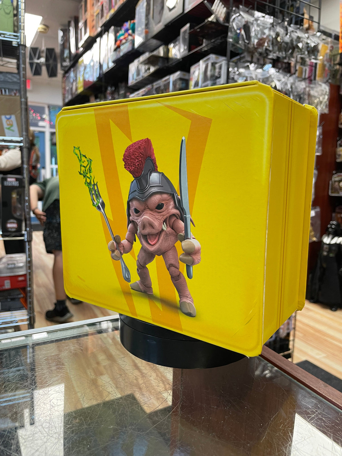 Pudgy Pig Lunch Box -Exclusive- (MMPR Lightning Collection, Hasbro) *NEW* product image 7, provided for visual reference and