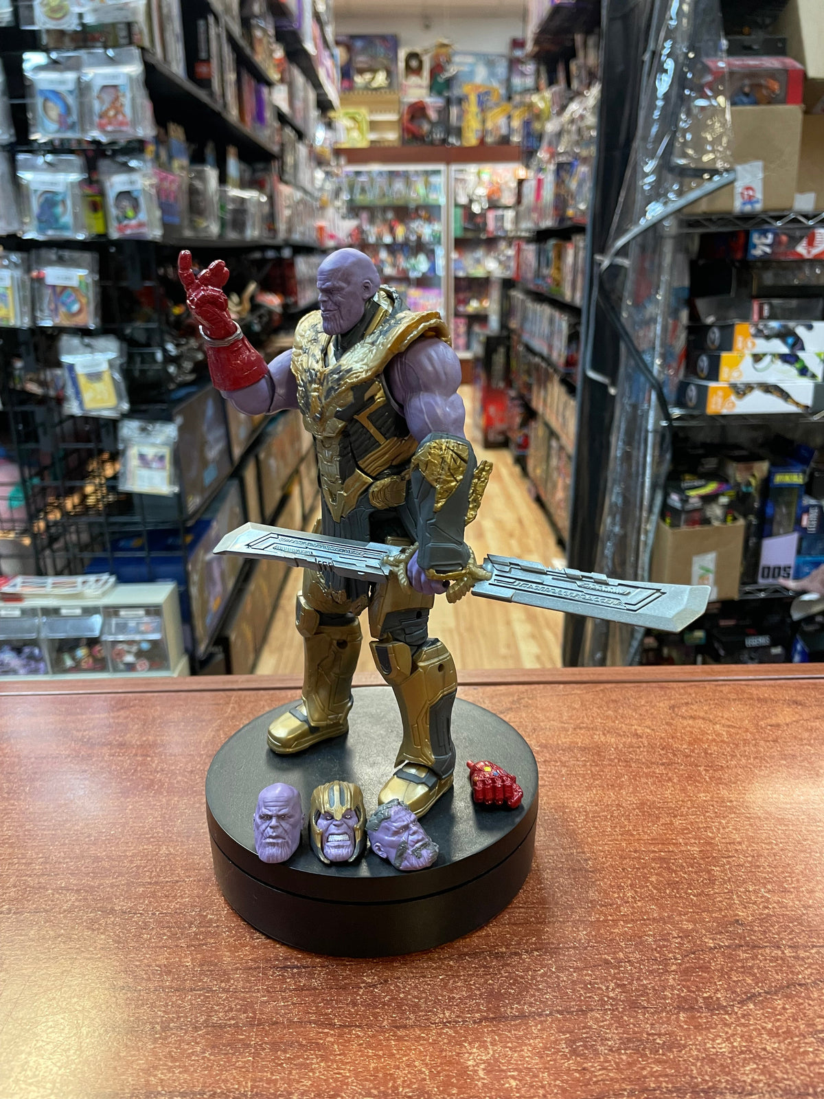 End Game Thanos-DELUXE- (Marvel Legends, Hasbro) **COMPLETE** product image 2, provided for visual reference and product