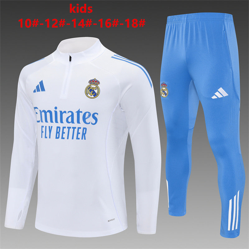 Kids Real Madrid Training Tracksuits 25/26 Football Kit product image 1