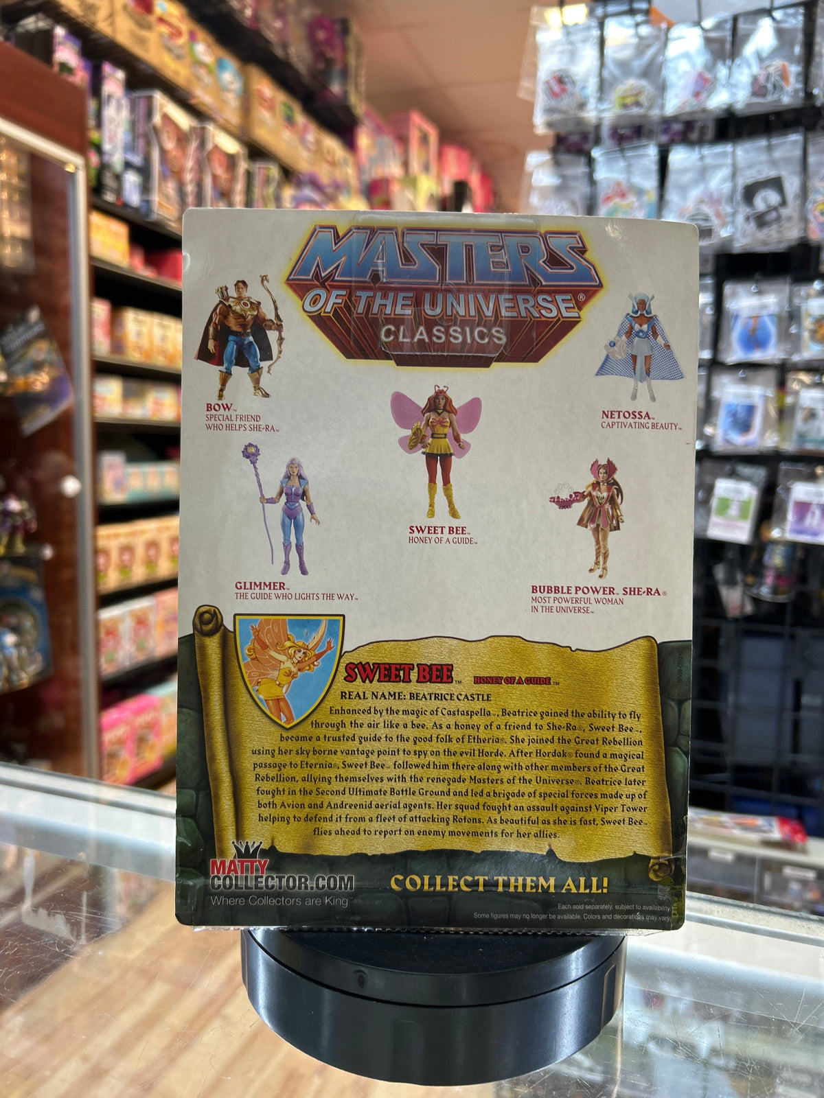 Sweet Bee (Mattel, Classics, MOTU) **SEALED** product image 4, provided for visual reference and product detail review