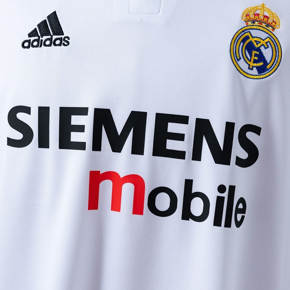 Real Madrid Jersey 2003-04 Home Retro Football Kit product image 6