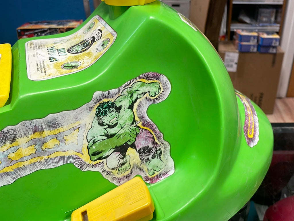Incredible Hulk Power Mobile Peddle Car (Vintage Marvel, Empire) product image 17, provided for visual reference and product