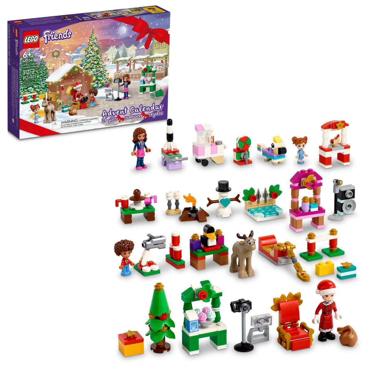 41706 LEGO® Friends Advent Calendar (Retired) (New Sealed) product image 1, provided for visual reference and product detail