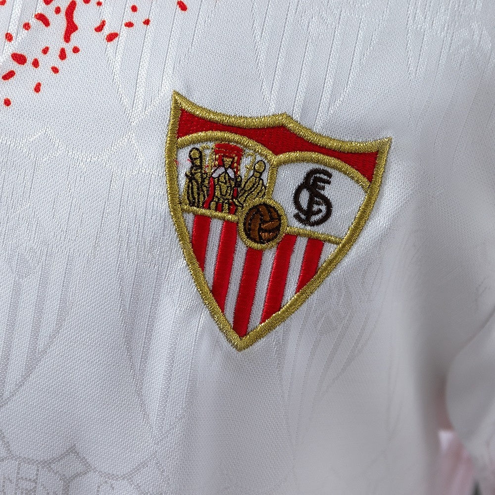 Sevilla Jersey 1993-94 Home Retro Football Kit product image 5