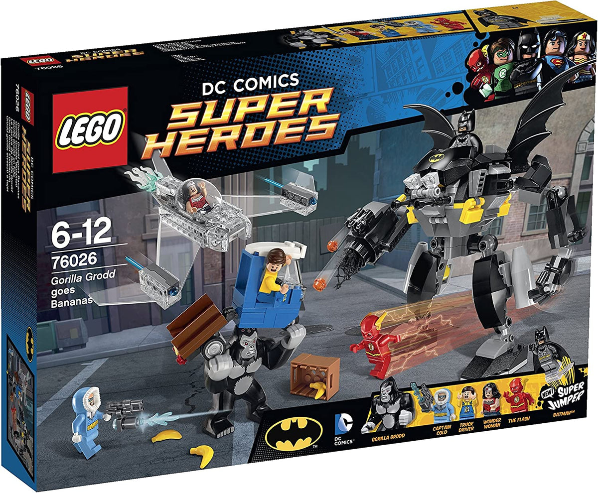 76026 Superheroes Gorilla Grodd Goes Bananas (Retired) (Certified Complete) product image 1, provided for visual reference