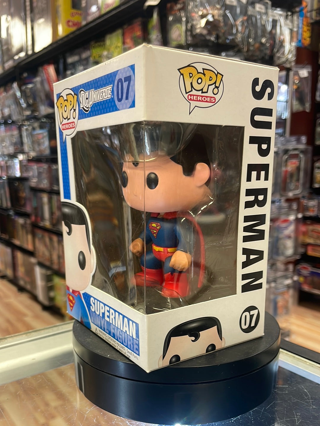 Superman 07 Large Font (Funko Pop! DC Universe) product image 2, provided for visual reference and product detail review