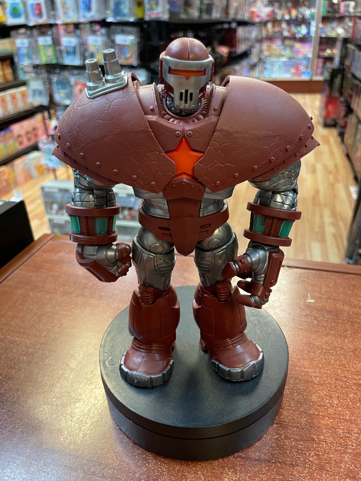 Crimson Dynamo -BAF- (Marvel Legends, Hasbro) **COMPLETE** product image 8, provided for visual reference and product detail