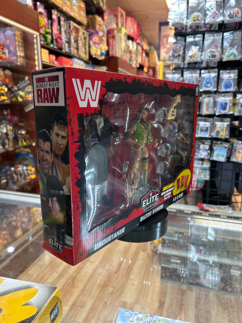 Undertaker, Razor Ramon, And 1-2-3 Kid 3-pack (Mattel, WWE Elite) **SEALED** product image 2, provided for visual reference