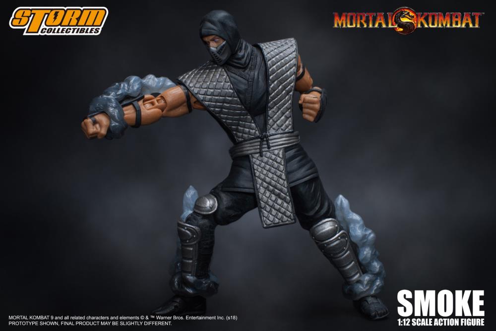 Smoke Ninja 1/12 Scale Action Figure (Mortal Kombat, Storm Collectibles) product image 2, provided for visual reference and