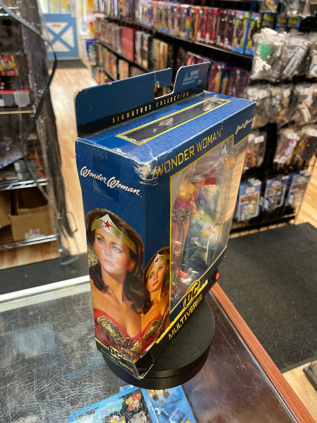 Lynda Carter Wonder Woman (DC Multiverse, Mattel) **SEALED** product image 3, provided for visual reference and product