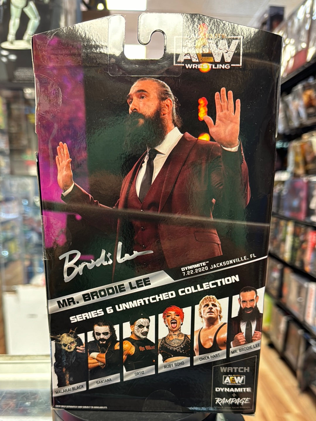 Mr Brodie Lee Chase 1 of 3,000 (Jazware Unmatched, AEW All Elite Wrestling) product image 6, provided for visual reference