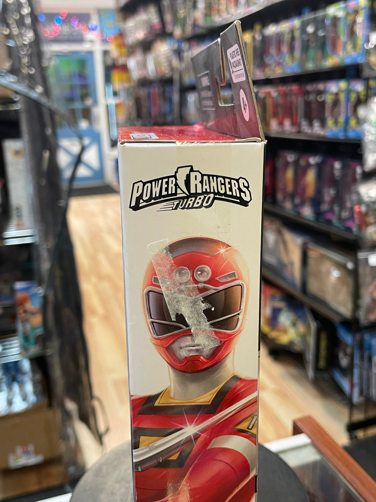 Turbo Red Ranger (MMPR Power Rangers, Hasbro) *SEALED* product image 3, provided for visual reference and product detail
