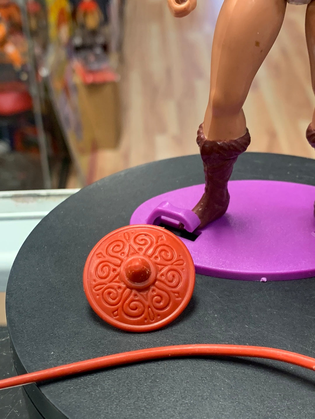 Brown Hair Teela 7156 (Vintage MOTU Masters of The Universe, Mattel) Complete (Copy) product image 5, provided for visual