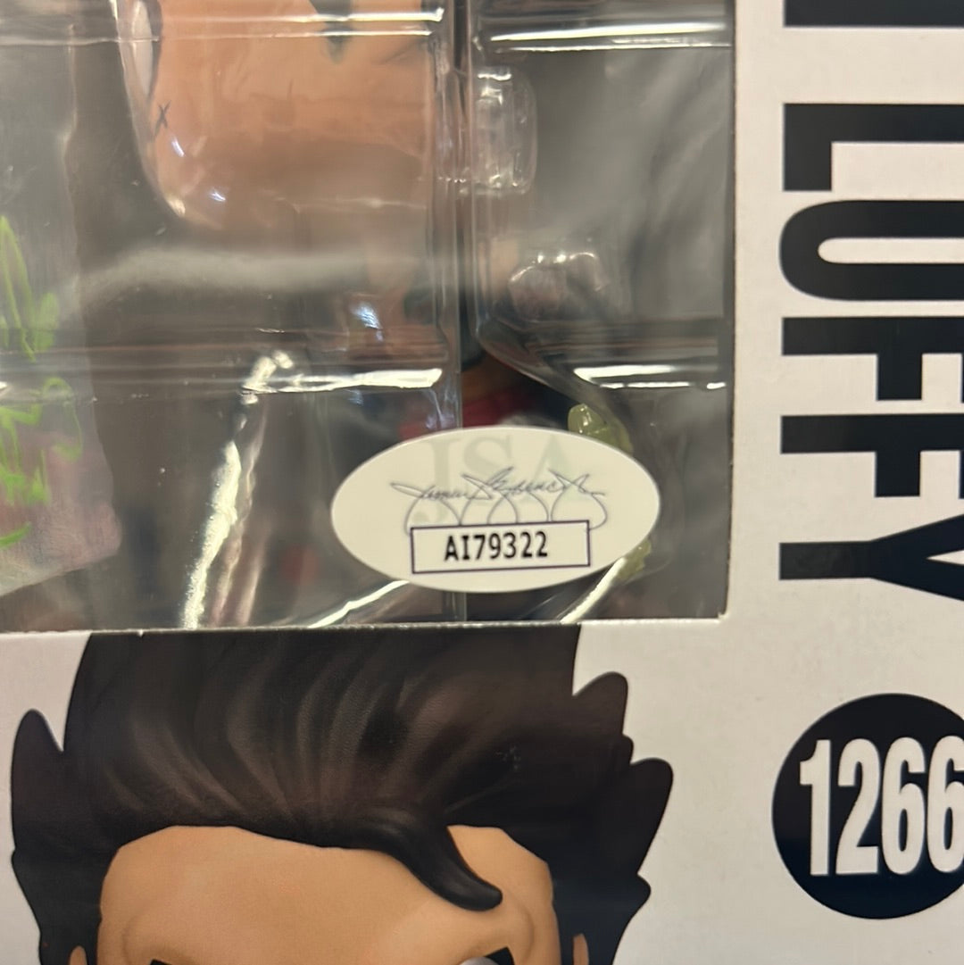 Snake-man Luffy signed by Colleen Clinkenbeard (Funko Pop, One Piece) *JSA* product image 8, provided for visual reference