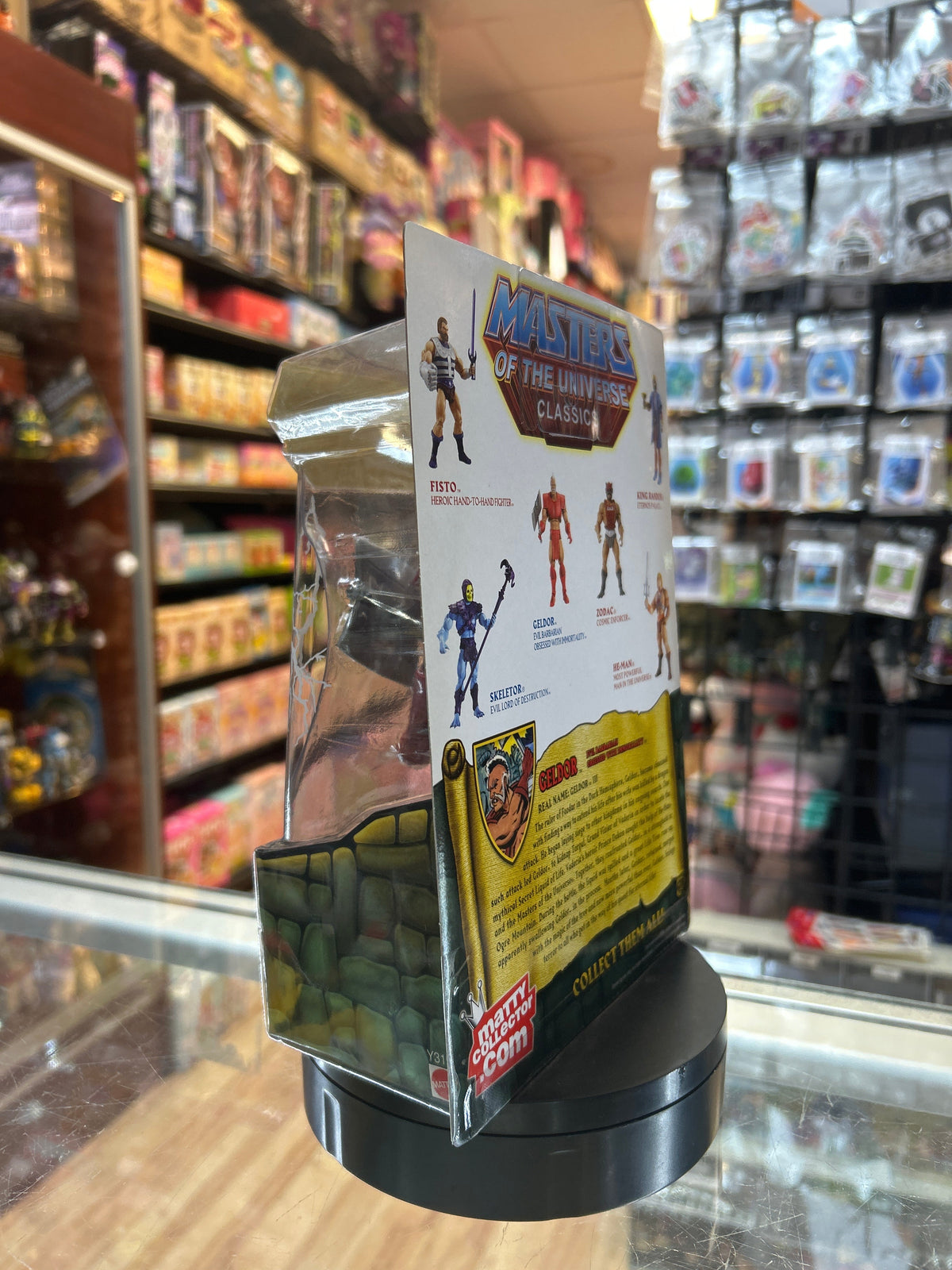 Geldor (Mattel, Classics, MOTU) **SEALED** product image 5, provided for visual reference and product detail review