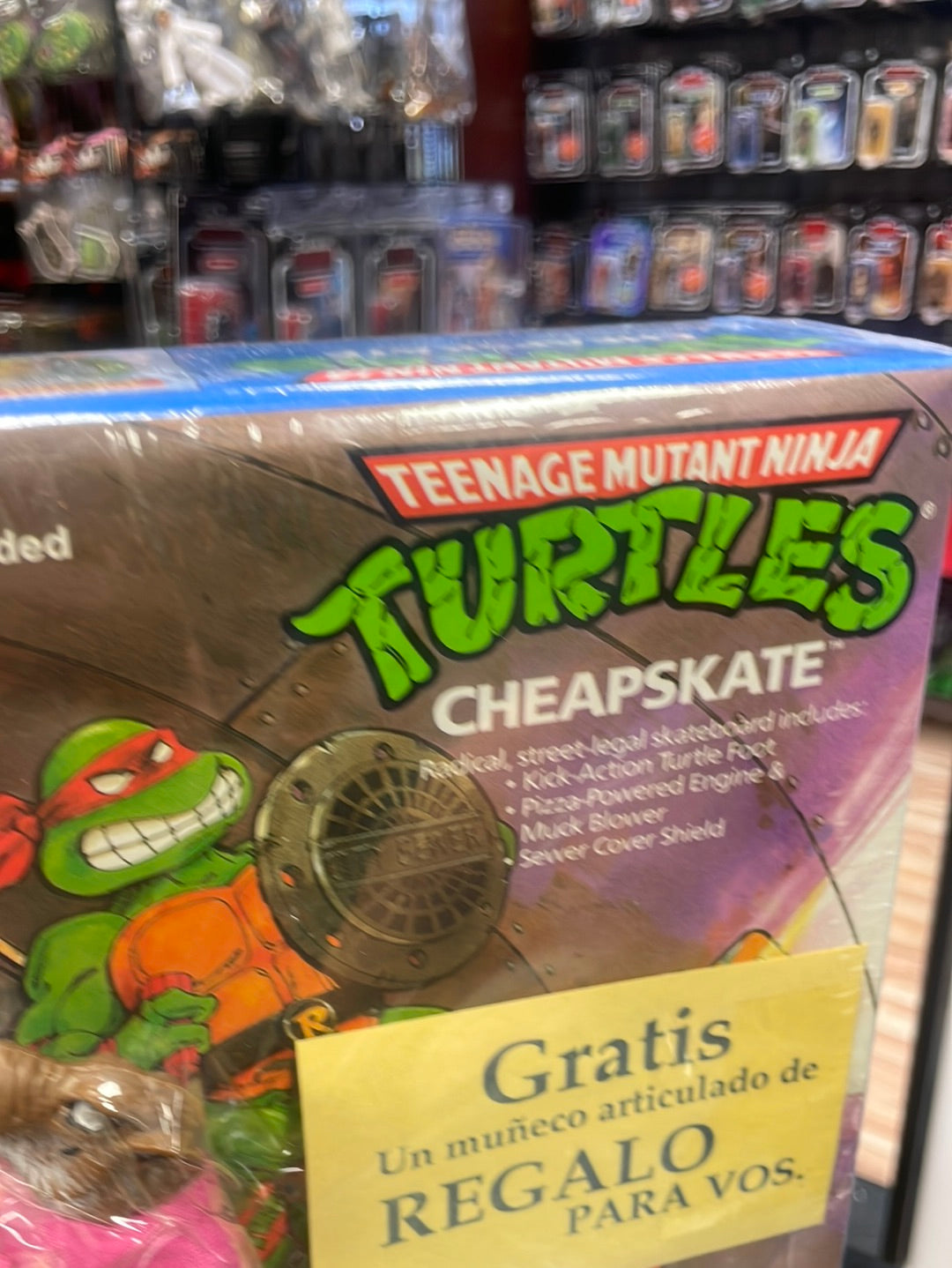 Argentinian Cheapskate with Splinter (Vintage TMNT Ninja Turtles, Playmates) product image 5, provided for visual reference