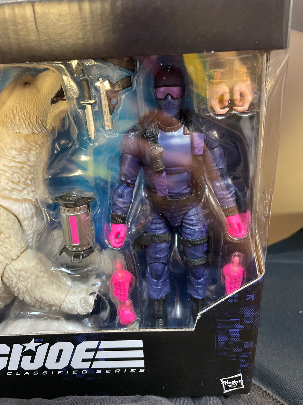 Snake Eyes & Polar Bear (GI Joe Classified Series, Hasbro) SEALED product image 6, provided for visual reference and product