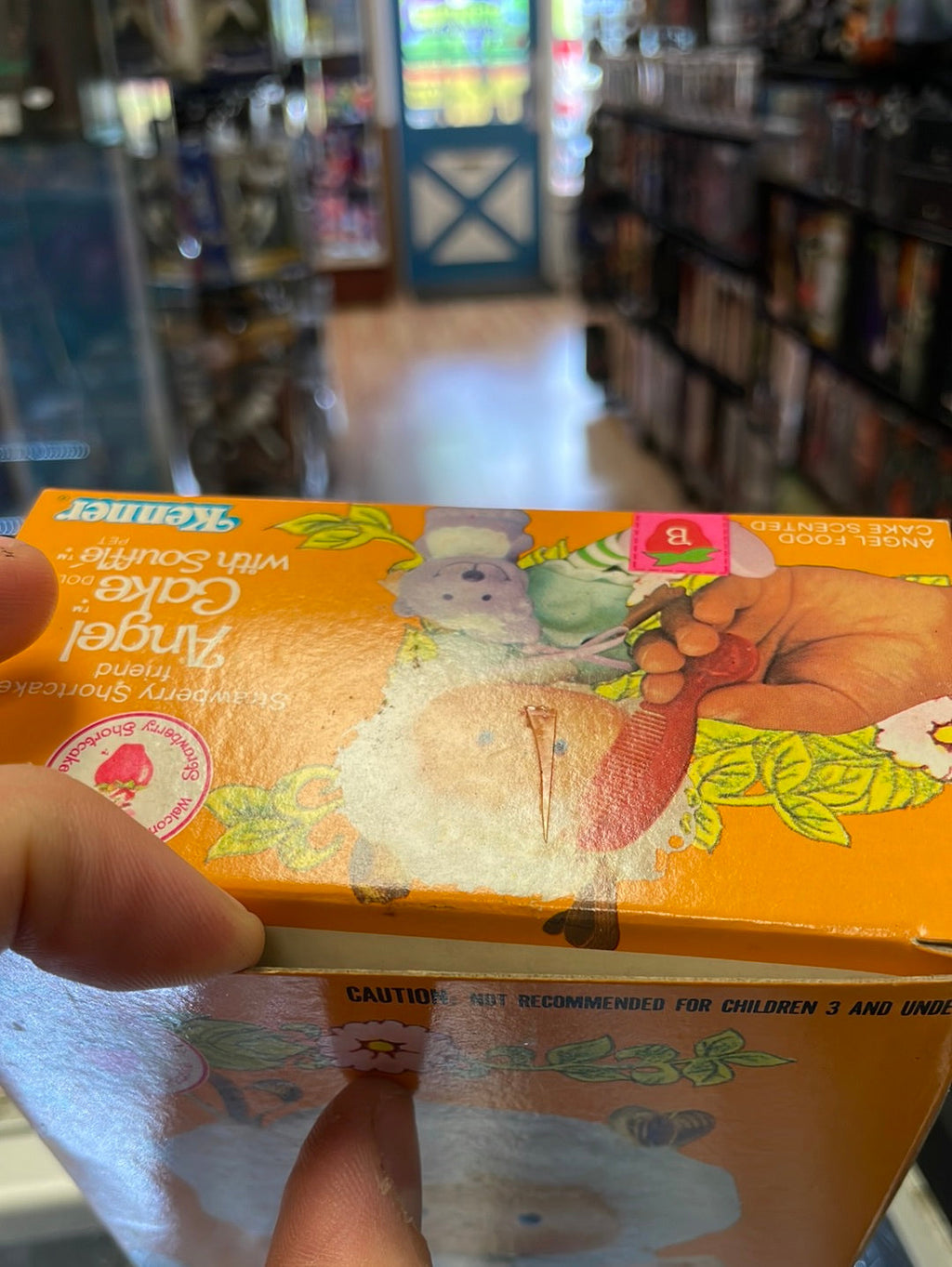 Angel Cake with Souffle (Vintage Strawberry Shortcake, Kenner) Open Box product image 13, provided for visual reference and