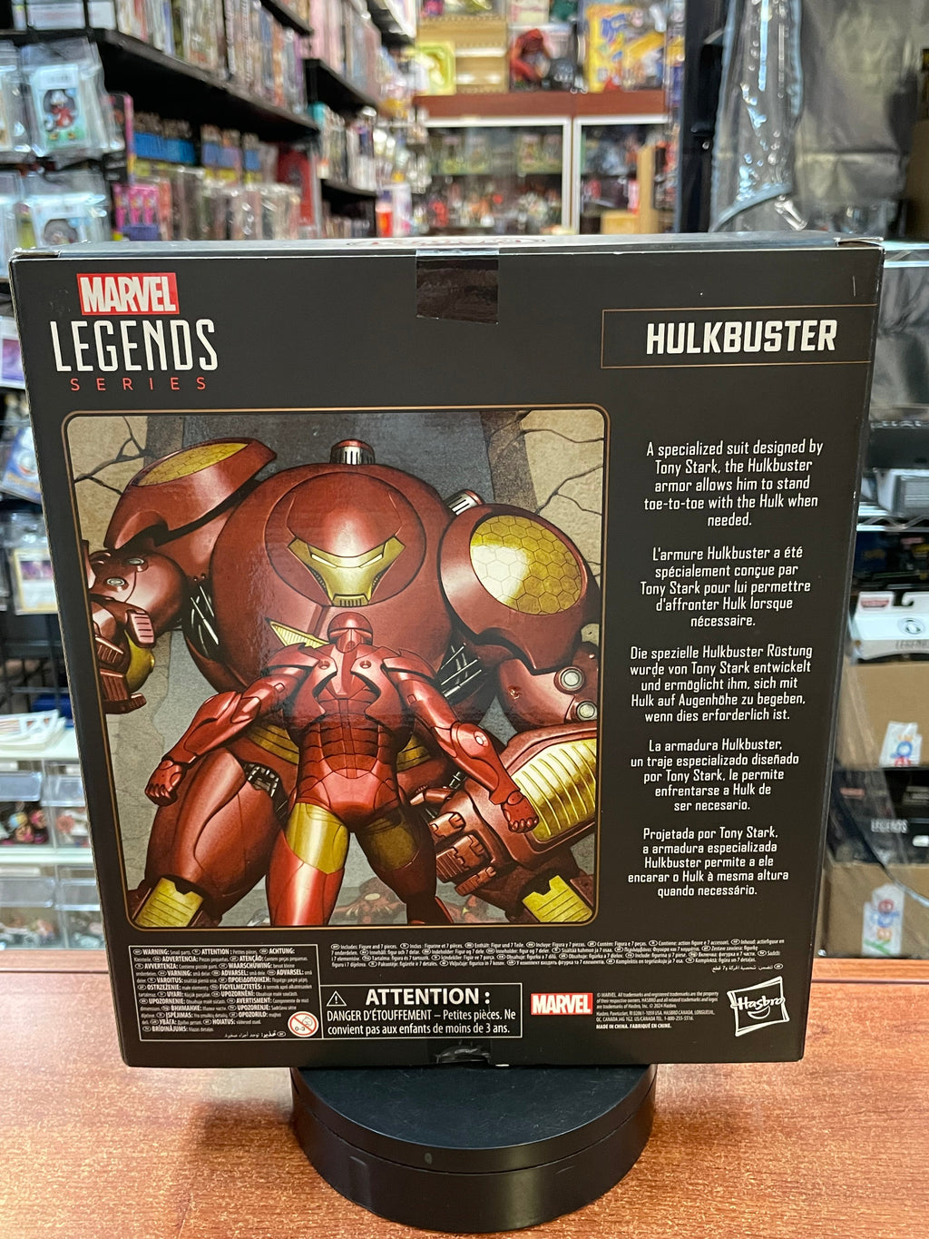 Iron Man Hulkbuster (Marvel Legends, Hasbro) SEALED product image 3, provided for visual reference and product detail review