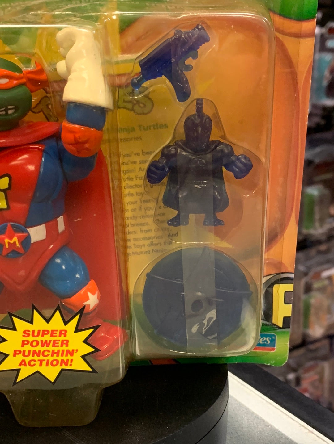 Sewer Heroes Super Mike 0091 (Vintage TMNT Ninja Turtles, Playmates) Sealed product image 6, provided for visual reference