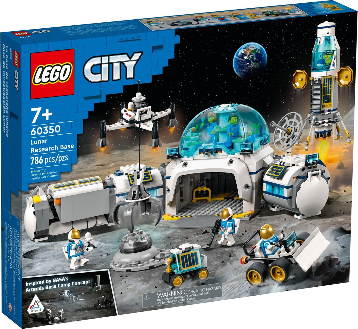 60350 Lunar Research Base (Retired) (New Sealed) product image 1, provided for visual reference and product detail review