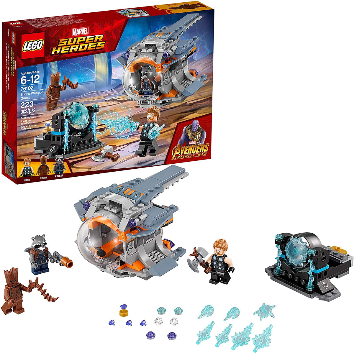 76102 Thor's Weapon Quest (Retired) (Certified Complete) product image 1, provided for visual reference and product detail