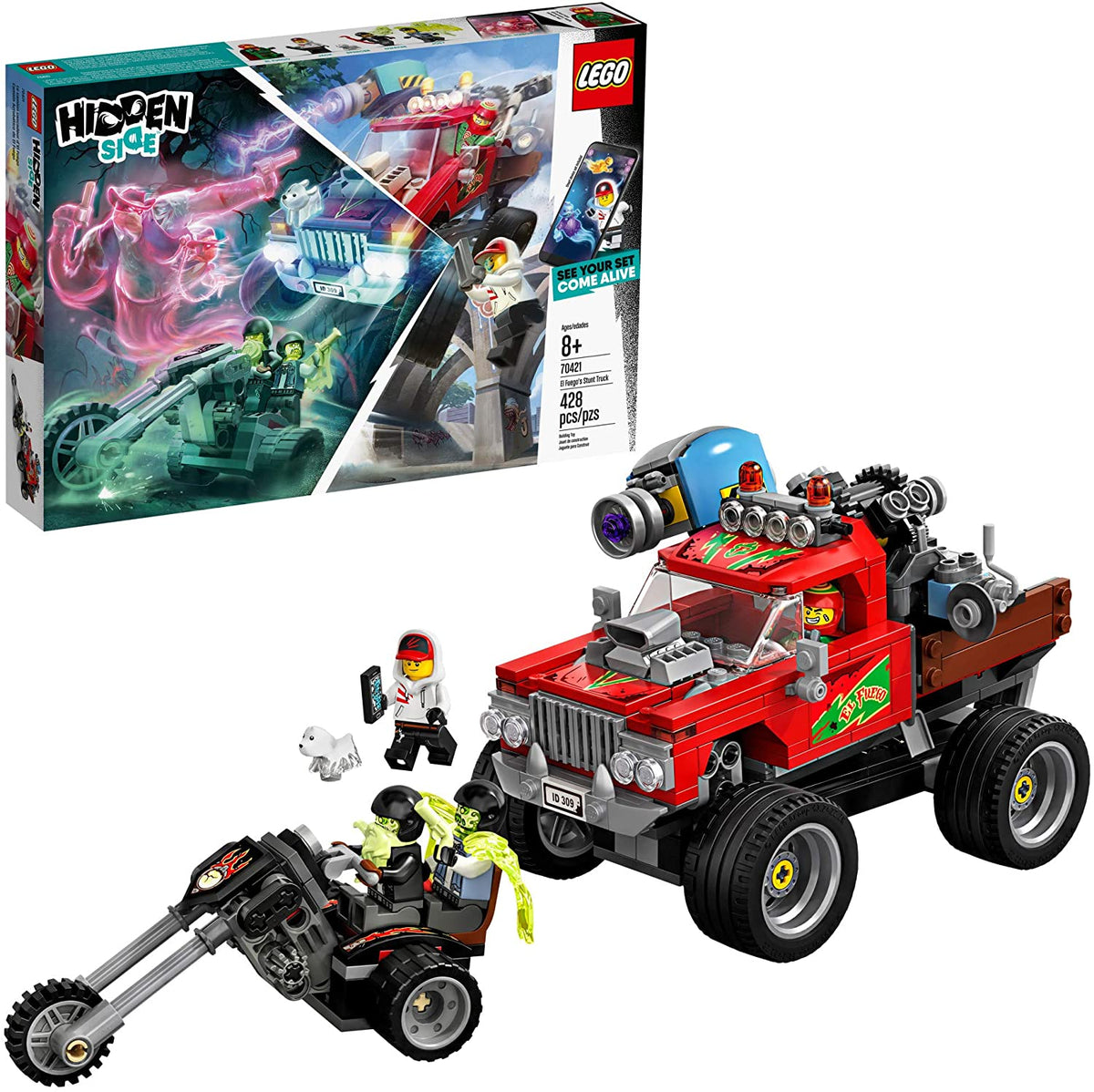 70421 El Fuego's Stunt Truck (Retired) product image 1, provided for visual reference and product detail review