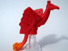 43744pb01 Fawkes - Phoenix with Marbled Orange Tail Feathers Pattern product image 1, provided for visual reference and