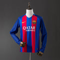 Barcelona Jersey 2016/17 Home Retro Football Kit Long product image 1