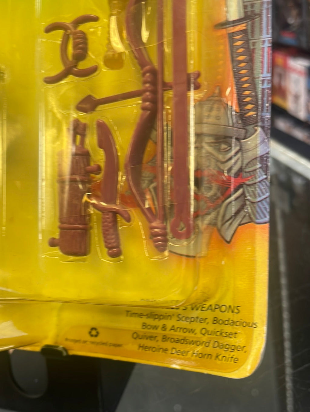 Movie III Princess Mitsu 7423 (Vintage TMNT Ninja Turtles, Playmates) Sealed product image 6, provided for visual reference