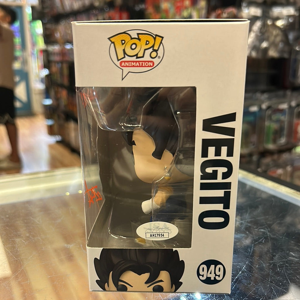 Vegito signed by christopher Sabat (Funko, DragonballZ) *JSA* product image 5, provided for visual reference and product