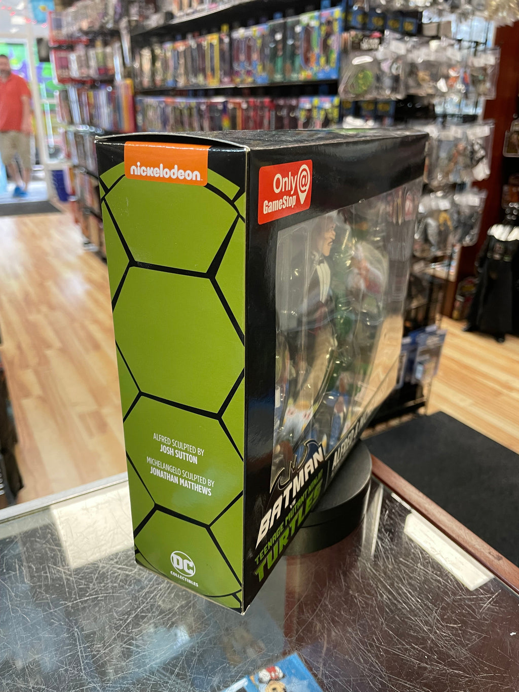 Alfred & Michelangelo 2 Pack (Batman Vs Teenage Ninja Turtles, DC Collectibles) SEALED product image 8, provided for visual