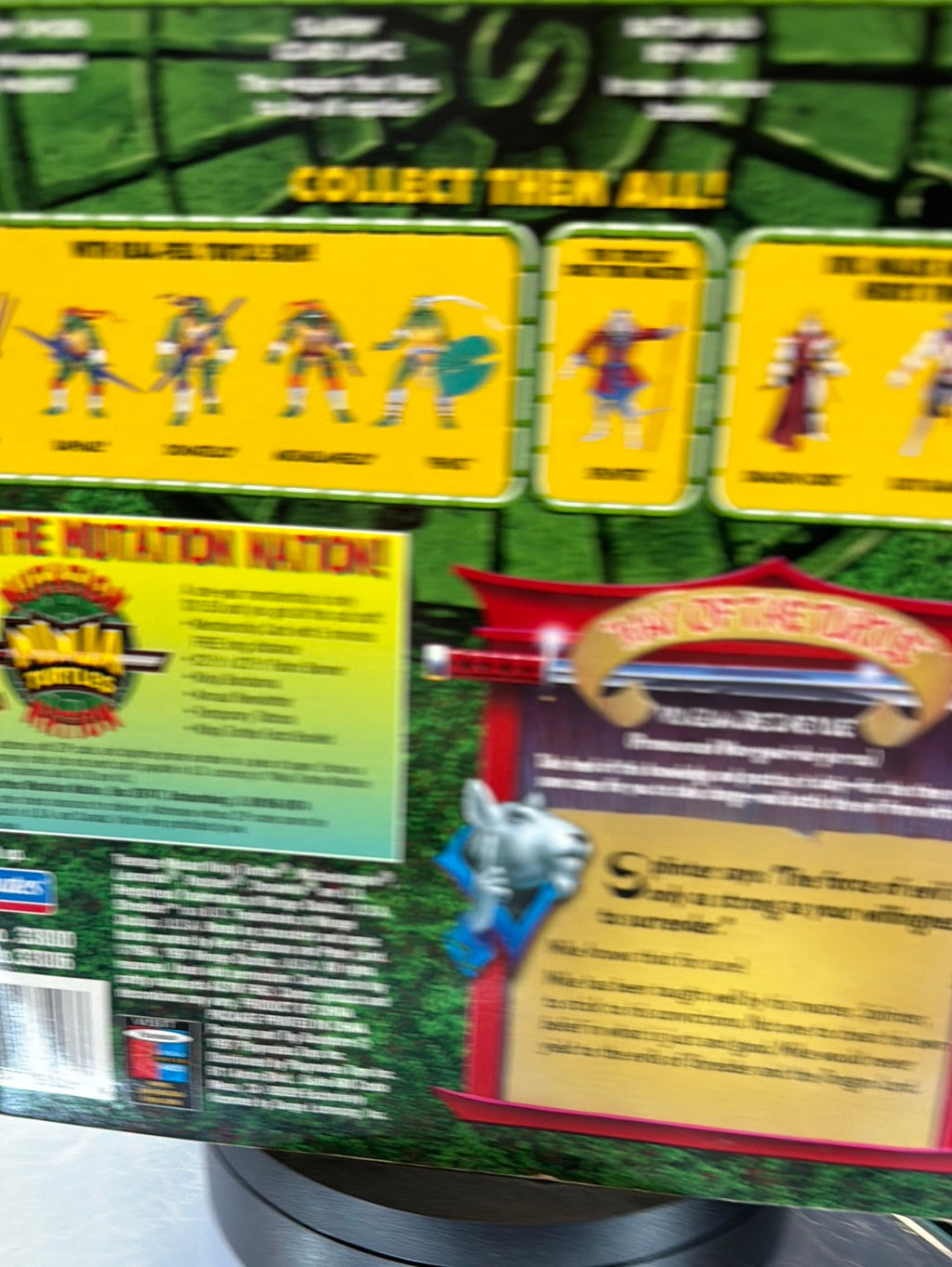 Shredder Next Mutation (Vintage TMNT NInja Turtles, Playmates) Sealed product image 18, provided for visual reference and