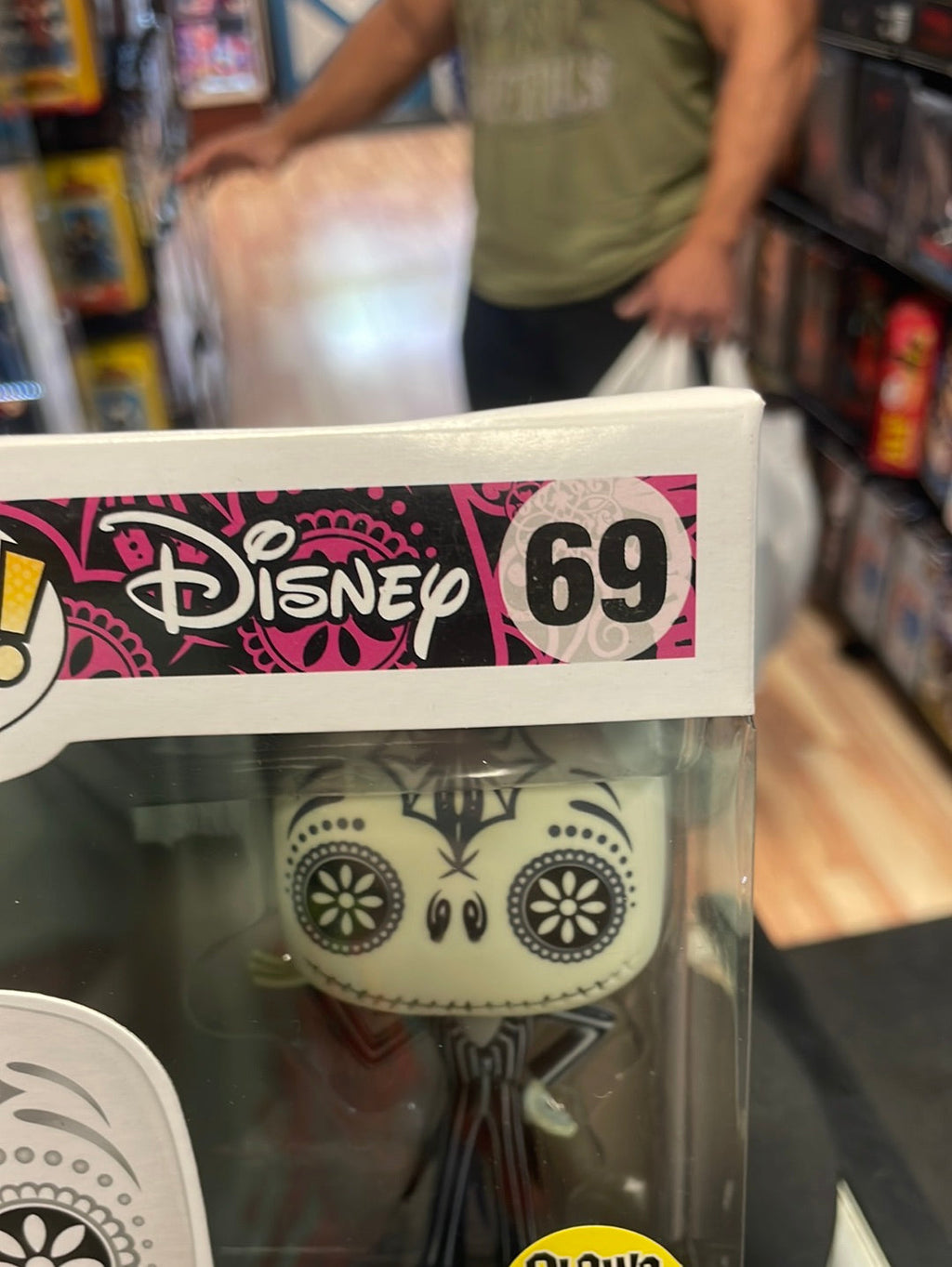 Day of the Dead Jack Skellington Large GITD 69 (Funko Pop! Disney NBC) product image 7, provided for visual reference and