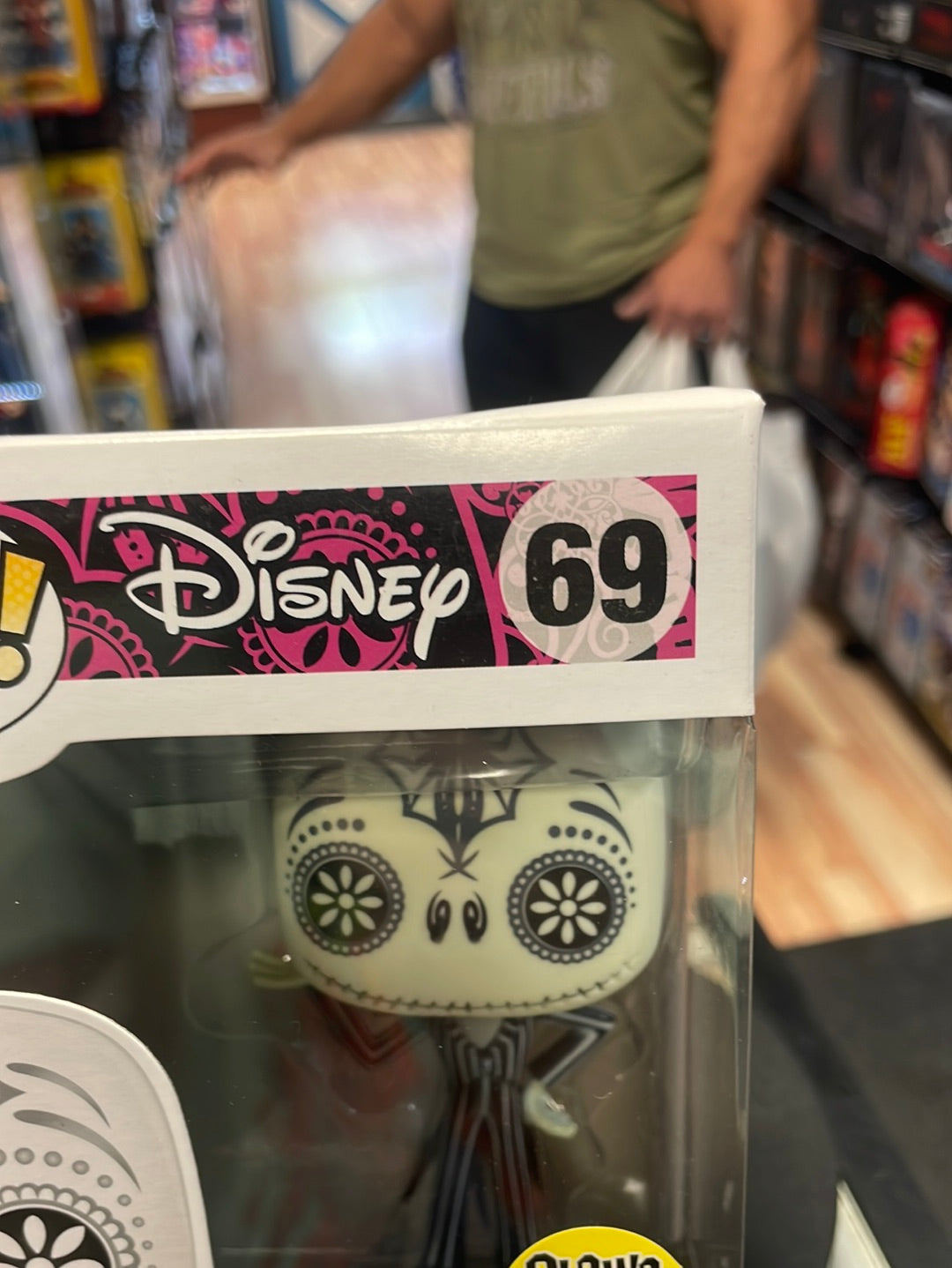 Day of the Dead Jack Skellington Large GITD 69 (Funko Pop! Disney NBC) product image 7, provided for visual reference and